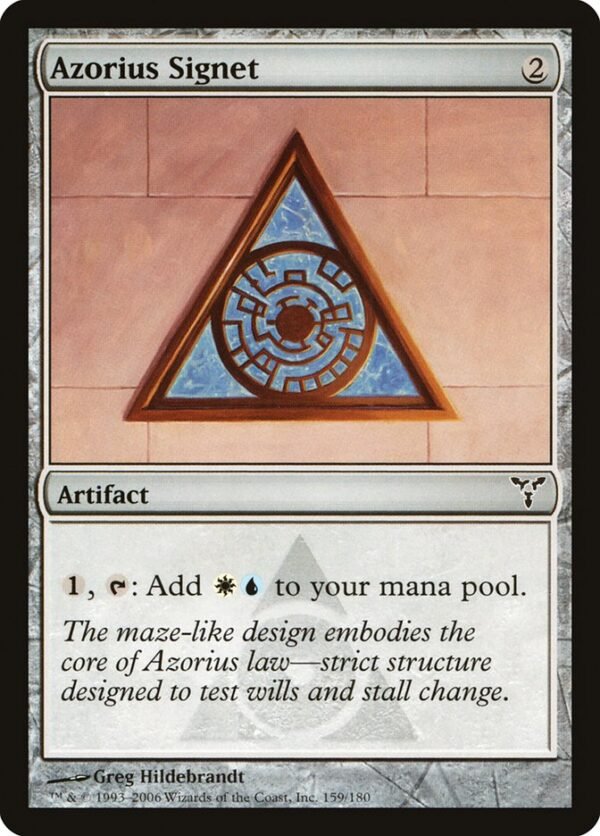 Azorius Signet - Foil<br /><span class="collector-number">Collector No. 159</span>