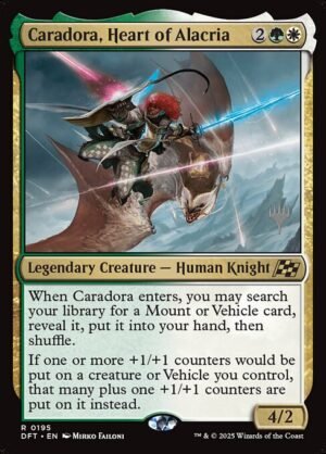 Caradora, Heart of Alacria - Foil<br /><span class="collector-number">Collector No. 195p</span>