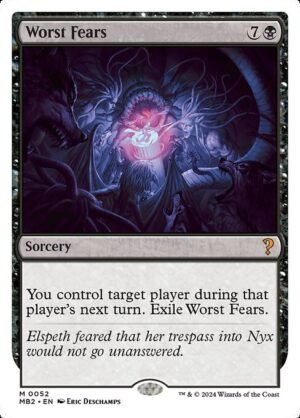 Worst Fears (White Border)<br /><span class="collector-number">Collector No. 52</span>