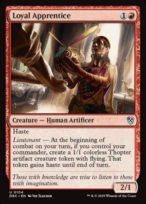 Loyal Apprentice<br /><span class="collector-number">Collector No. 104</span>