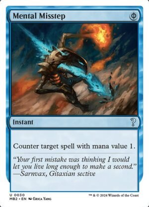 Mental Misstep (White Border)<br /><span class="collector-number">Collector No. 30</span>
