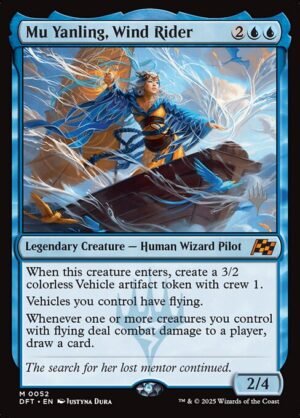 Mu Yanling, Wind Rider - Foil<br /><span class="collector-number">Collector No. 52p</span>