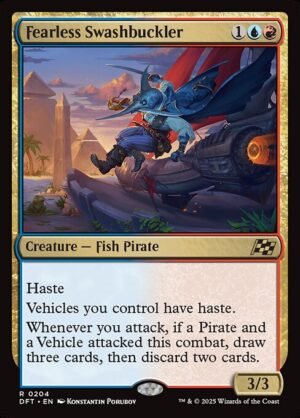 Fearless Swashbuckler - Foil<br /><span class="collector-number">Collector No. 204</span>