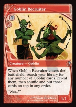 Goblin Recruiter (Future Sight)<br /><span class="collector-number">Collector No. 193</span>