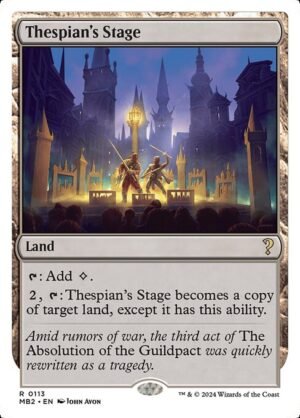 Thespian's Stage (White Border)<br /><span class="collector-number">Collector No. 113</span>