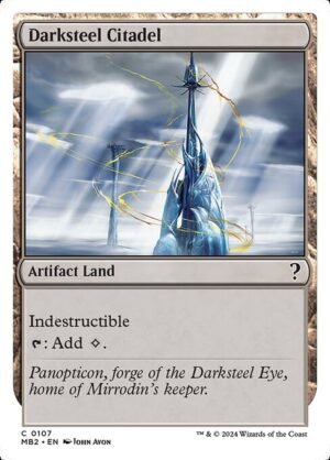 Darksteel Citadel (White Border)<br /><span class="collector-number">Collector No. 107</span>