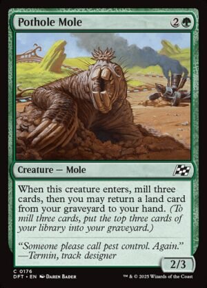 Pothole Mole<br /><span class="collector-number">Collector No. 176</span>