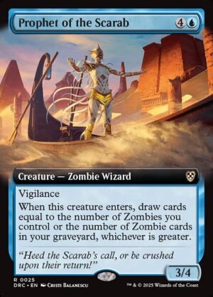 Prophet of the Scarab (Extended Art)<br /><span class="collector-number">Collector No. 25</span>