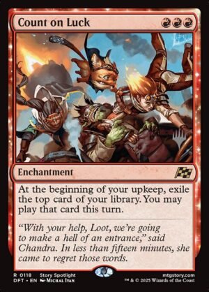 Count on Luck<br /><span class="collector-number">Collector No. 118p</span>