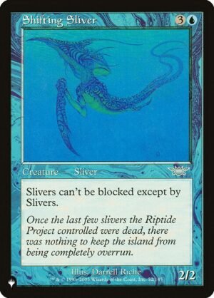 Shifting Sliver<br /><span class="collector-number">Collector No. LGN-52</span>
