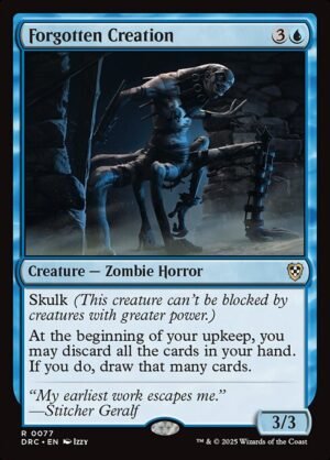 Forgotten Creation<br /><span class="collector-number">Collector No. 77</span>