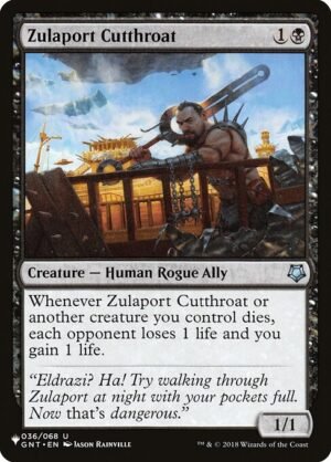 Zulaport Cutthroat<br /><span class="collector-number">Collector No. GNT-36</span>