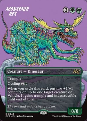 Agonasaur Rex (Borderless)<br /><span class="collector-number">Collector No. 343</span>