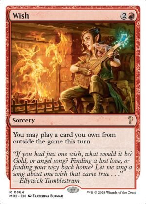 Wish (White Border)<br /><span class="collector-number">Collector No. 64</span>