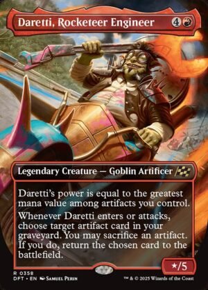 Daretti, Rocketeer Engineer (Borderless)<br /><span class="collector-number">Collector No. 358</span>