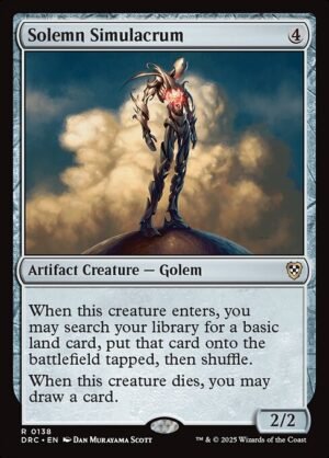 Solemn Simulacrum<br /><span class="collector-number">Collector No. 138</span>