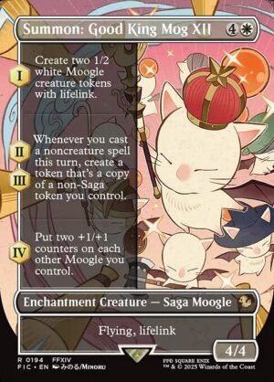 Summon: Good King Mog XII (Borderless)<br /><span class="collector-number">Collector No. 194</span>