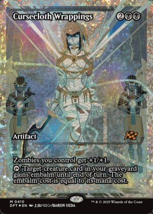 Cursecloth Wrappings (Showcase) (Fracture Foil) - Foil<br /><span class="collector-number">Collector No. 410</span>
