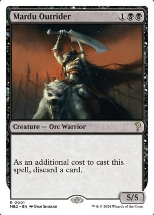 Mardu Outrider (White Border)<br /><span class="collector-number">Collector No. 1</span>