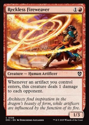 Reckless Fireweaver<br /><span class="collector-number">Collector No. 106</span>