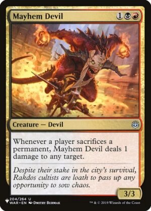 Mayhem Devil<br /><span class="collector-number">Collector No. WAR-204</span>