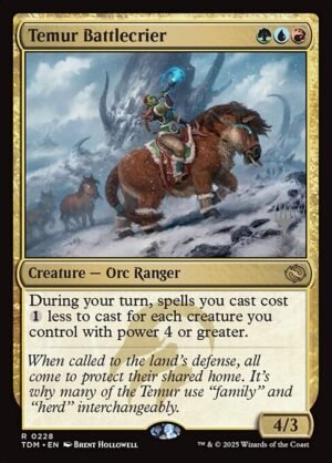 Temur Battlecrier - Foil<br /><span class="collector-number">Collector No. 228p</span>