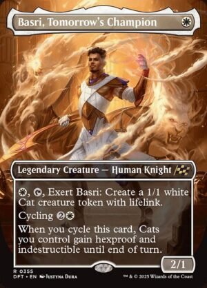 Basri, Tomorrow's Champion (Borderless)<br /><span class="collector-number">Collector No. 355</span>