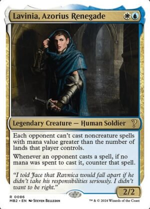 Lavinia, Azorius Renegade (White Border)<br /><span class="collector-number">Collector No. 86</span>
