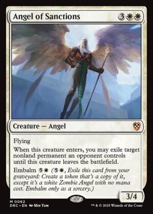 Angel of Sanctions<br /><span class="collector-number">Collector No. 62</span>