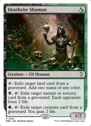 Deathrite Shaman (White Border)<br /><span class="collector-number">Collector No. 81</span>