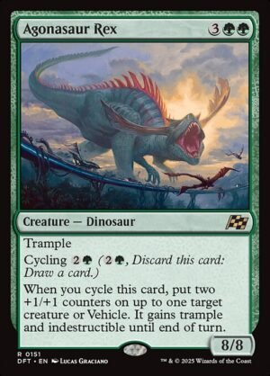 Agonasaur Rex - Foil<br /><span class="collector-number">Collector No. 151</span>