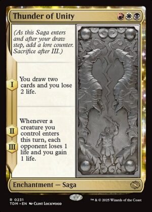 Thunder of Unity<br /><span class="collector-number">Collector No. 231</span>