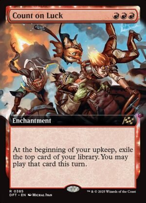 Count on Luck (Extended Art)<br /><span class="collector-number">Collector No. 385</span>