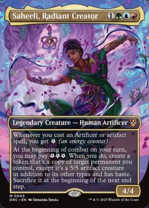Saheeli, Radiant Creator (Borderless)<br /><span class="collector-number">Collector No. 3</span>