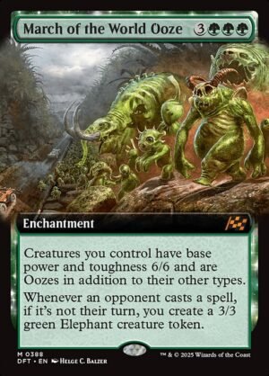 March of the World Ooze (Extended Art) - Foil<br /><span class="collector-number">Collector No. 388</span>