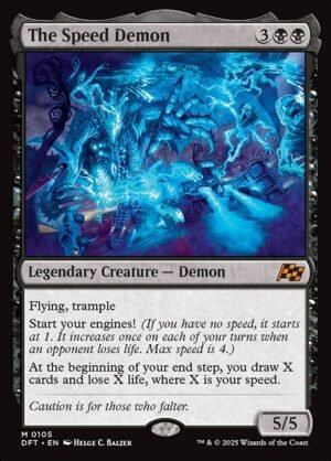 The Speed Demon<br /><span class="collector-number">Collector No. 105</span>