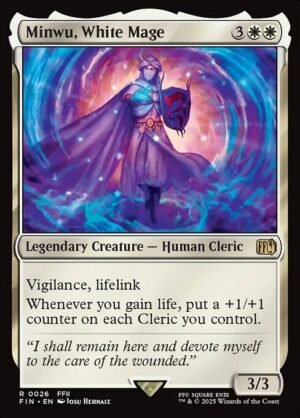 Minwu, White Mage<br /><span class="collector-number">Collector No. 26</span>