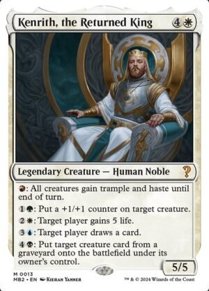 Kenrith, the Returned King (White Border)<br /><span class="collector-number">Collector No. 13</span>