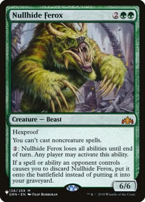 Nullhide Ferox<br /><span class="collector-number">Collector No. GRN-138</span>