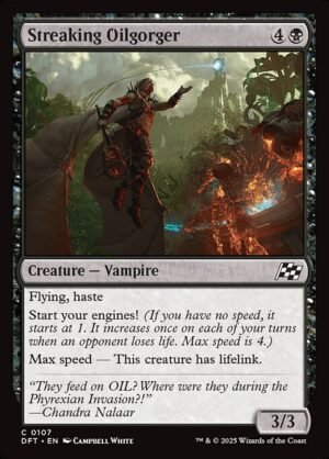 Streaking Oilgorger<br /><span class="collector-number">Collector No. 107</span>