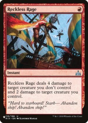 Reckless Rage<br /><span class="collector-number">Collector No. RIX-110</span>