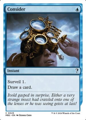 Consider (White Border)<br /><span class="collector-number">Collector No. 25</span>