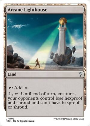 Arcane Lighthouse (White Border)<br /><span class="collector-number">Collector No. 102</span>