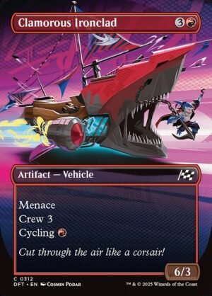 Clamorous Ironclad (Borderless)<br /><span class="collector-number">Collector No. 312</span>