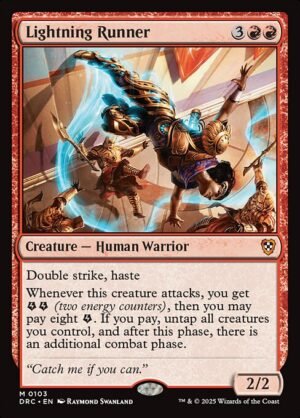 Lightning Runner<br /><span class="collector-number">Collector No. 103</span>