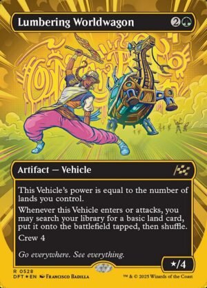 Lumbering Worldwagon (Borderless) (First-Place Foil) - Foil<br /><span class="collector-number">Collector No. 528</span>