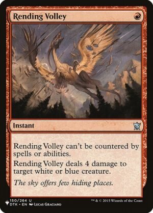 Rending Volley<br /><span class="collector-number">Collector No. DTK-150</span>