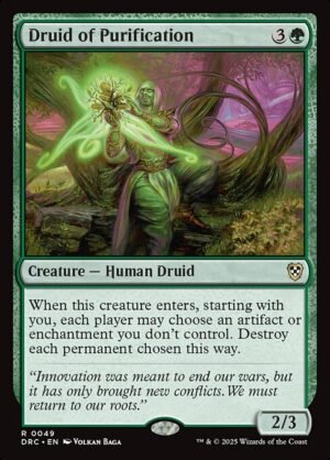 Druid of Purification<br /><span class="collector-number">Collector No. 49</span>