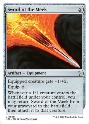 Sword of the Meek (White Border)<br /><span class="collector-number">Collector No. 98</span>