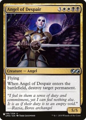 Angel of Despair<br /><span class="collector-number">Collector No. UMA-196</span>